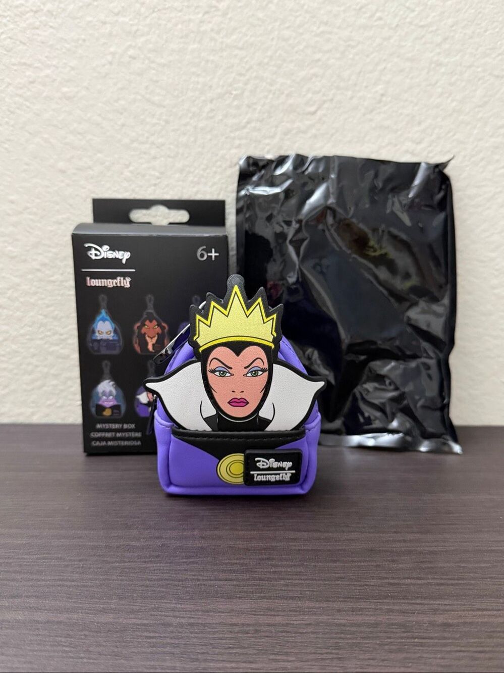 Loungefly Disney Villains Mini Backpack Mystery Bag Charm Keychain - Evil Queen